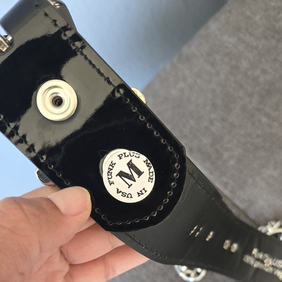 Funk Plus Patent Leather Bondage Belt - Picture 4 of 6